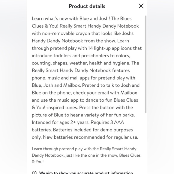 Blue’s Clues and You! Really Smart Handy Dandy Notebook - Picture 6 of 6